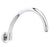 Hudson Reed Curved Wall Mounted Shower Arm - Unbeatable Bathrooms