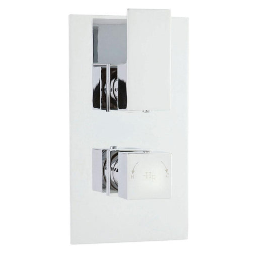 Hudson Reed Art Twin Thermostatic Concealed Shower Valve - Unbeatable Bathrooms