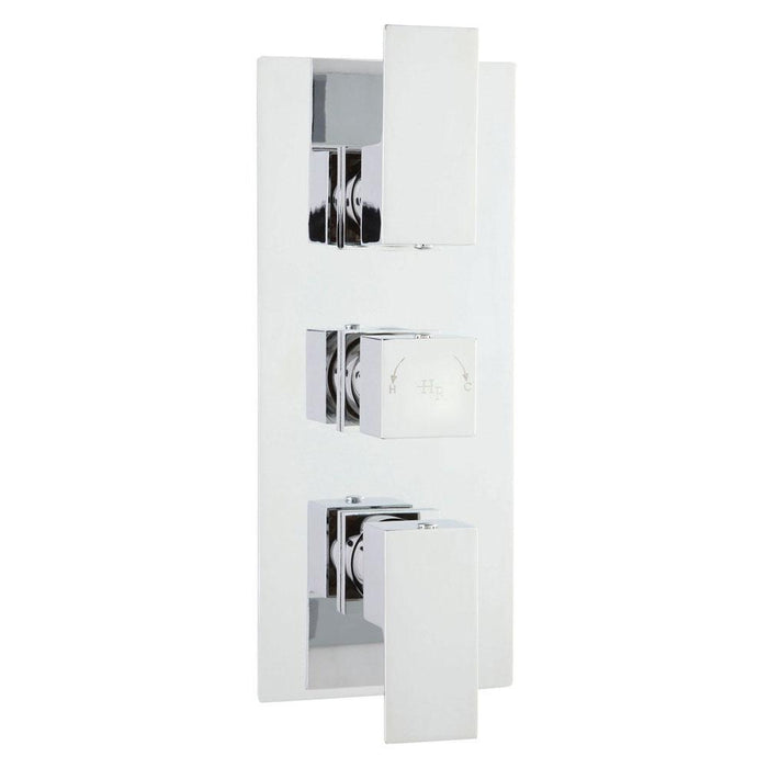 Hudson Reed Art Triple Thermostatic Concealed Shower Valve - Unbeatable Bathrooms