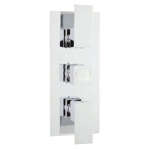 Hudson Reed Art Triple Thermostatic Concealed Shower Valve - Unbeatable Bathrooms