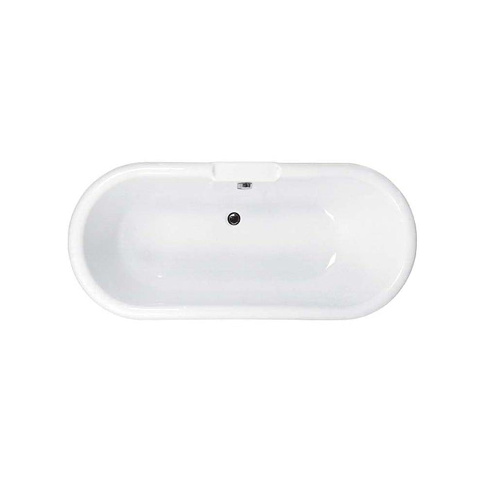 Carron Ascoli 1700mm x 750mm Freestanding Bath - White - Unbeatable Bathrooms