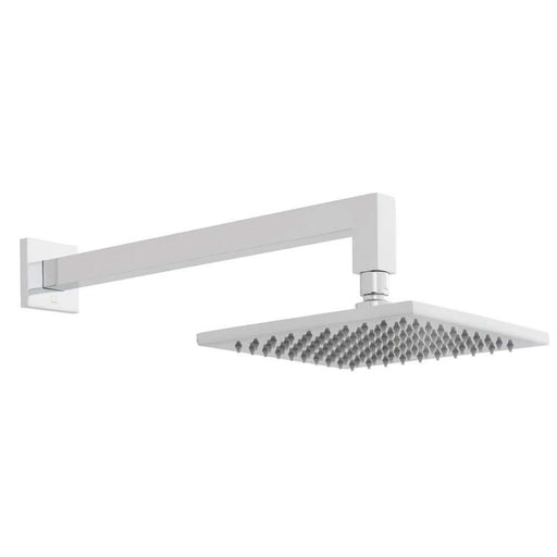 Vado Atmosphere Air-Injected 200mm Square Easy Clean Slimline Shower Head with Shower Arm - Unbeatable Bathrooms