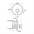 Armitage Shanks Avon 21 Self Closing Push Button Shower with Concealing Plate, Variable Temperature Control - Unbeatable Bathrooms