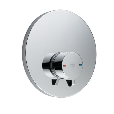 Armitage Shanks Avon 21 Self Closing Push Button Shower with Concealing Plate, Variable Temperature Control - Unbeatable Bathrooms