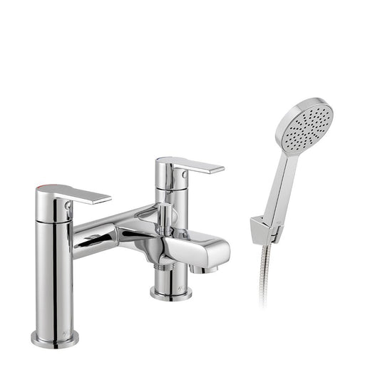 VADO Irlo Deck Mounted Bath Shower Mixer with Shower Kit - Unbeatable Bathrooms