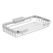 Vado Rectangular Wall Mounted Basket in Chrome - Unbeatable Bathrooms