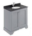 Bayswater 800mm Vanity Unit - Floor Standing 2 Door Unit with Basin - Unbeatable Bathrooms