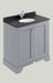 Bayswater 800mm Vanity Unit - Floor Standing 2 Door Unit with Basin - Unbeatable Bathrooms