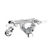 Hudson Reed Wall Mount Bath Filler Hex Lever - Unbeatable Bathrooms