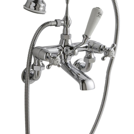 Hudson Reed Topaz With Crosshead Wall Mounted Bath Shower Mixer - Unbeatable Bathrooms