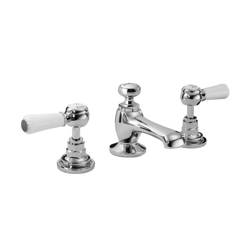 Hudson Reed Topaz Lever Three Taphole Basin Tap - Unbeatable Bathrooms