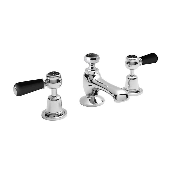 Hudson Reed Topaz Lever Three Taphole Basin Mixer - Unbeatable Bathrooms