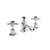 Hudson Reed Topaz Three Taphole Basin Mixer With Pop-Up Waste - Unbeatable Bathrooms