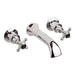 Hudson Reed Topaz Wall Mounted Bath Spout & Stop Taps - Unbeatable Bathrooms