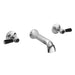 Hudson Reed Wall Mount 3Th Basin Tap Hex Lever - Unbeatable Bathrooms
