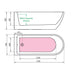 Charlotte Edwards Belgravia 1700 x 700mm Single Ended Freestanding Bath - Unbeatable Bathrooms