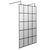 Hudson Reed Framed Wetroom Screen & Black Support Arms - Unbeatable Bathrooms