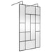 Hudson Reed Abstract Frame Wetroom Screen with Ceiling Posts - Unbeatable Bathrooms