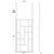 Hudson Reed Abstract Frame Wetroom Screen with Support Bars - Unbeatable Bathrooms