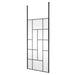 Hudson Reed Abstract Frame Wetroom Screen with Support Bars - Unbeatable Bathrooms