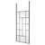 Hudson Reed Abstract Frame Wetroom Screen with Support Bars - Unbeatable Bathrooms