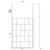 Hudson Reed Abstract Frame Wetroom Screen with Support Bars - Unbeatable Bathrooms