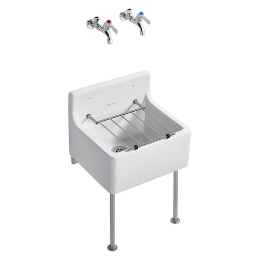 Armitage Shanks Birch Cleaner'S Sink with Fitted Bucket Grating - Unbeatable Bathrooms