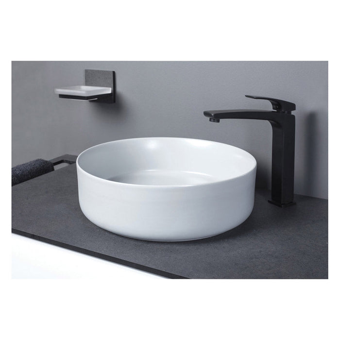 Bliss Vittoria 355mm Ceramic Round Washbowl & Waste - Unbeatable Bathrooms