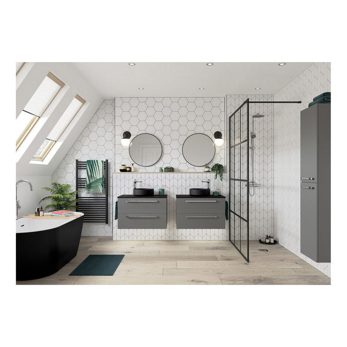 Bliss Vittoria 355mm Ceramic Round Washbowl & Waste - Unbeatable Bathrooms