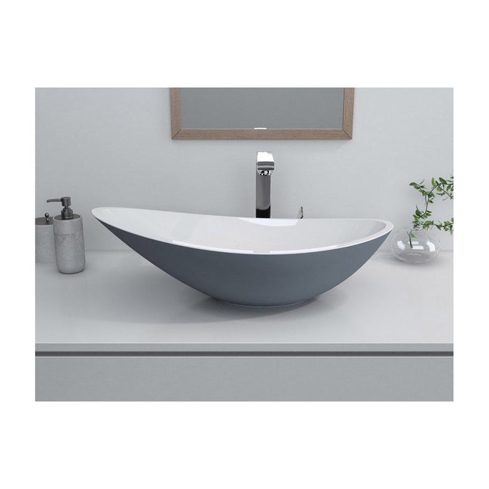 Bliss Azzura 564 x 323mm 0TH Resin Washbowl - Unbeatable Bathrooms