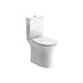 Bliss BLIS100522 Varna Rimless Close Coupled Open Back WC & Soft Close Seat - Unbeatable Bathrooms
