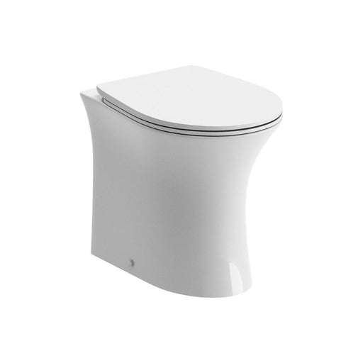 Bliss BLIS100525 Varna Rimless Back To Wall WC & Soft Close Seat - Unbeatable Bathrooms