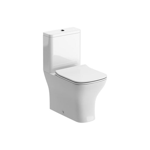 Bliss Orta Close Coupled Fully Shrouded WC with Soft Close Seat - Unbeatable Bathrooms