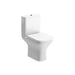 Bliss Orta Close Coupled Open Back WC with Soft Close Seat - Unbeatable Bathrooms