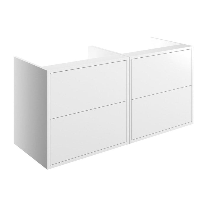 Bliss Mavone 1200mm Wall Hung Basin Unit Run (No Top) - Unbeatable Bathrooms