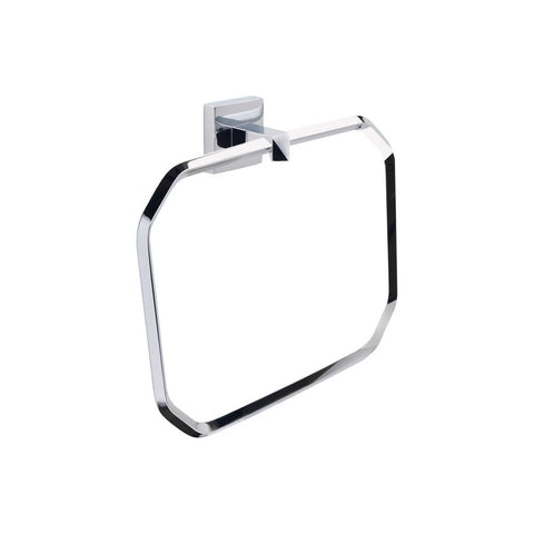 Bliss BLIS101669 Octo Towel Ring - Chrome - Unbeatable Bathrooms