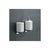 Bliss BLIS101671 Octo Wall Mounted Tumbler - Chrome & White - Unbeatable Bathrooms