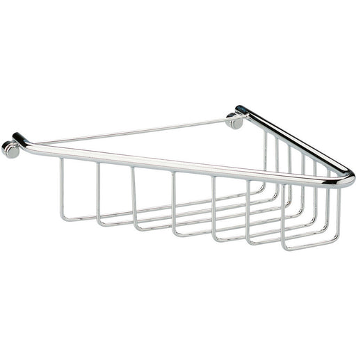 Bliss BLIS101696 Gabrielle 1-Tier Corner Shower Caddy - Chrome - Unbeatable Bathrooms