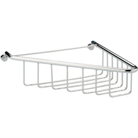 Bliss BLIS101696 Gabrielle 1-Tier Corner Shower Caddy - Chrome - Unbeatable Bathrooms