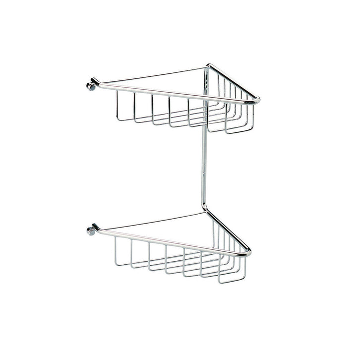 Bliss BLIS101697 Gabrielle 2-Tier Corner Shower Caddy - Chrome - Unbeatable Bathrooms