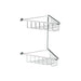 Bliss BLIS101697 Gabrielle 2-Tier Corner Shower Caddy - Chrome - Unbeatable Bathrooms