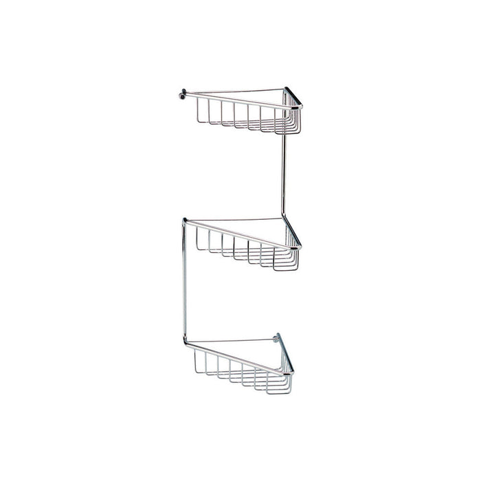 Bliss BLIS101698 Gabrielle 3-Tier Corner Shower Caddy - Chrome - Unbeatable Bathrooms