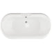 Bliss Azure Freestanding 1690 x 740 x 620mm 2TH Bath w/Feet - Unbeatable Bathrooms