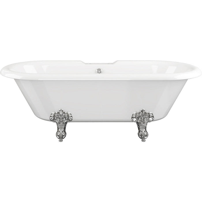 Bliss Azure Freestanding 1690 x 740 x 620mm 2TH Bath w/Feet - Unbeatable Bathrooms