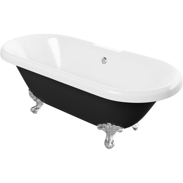 Bliss Azure Freestanding 1690 x 740 x 620mm 2TH Bath w/Feet - Unbeatable Bathrooms