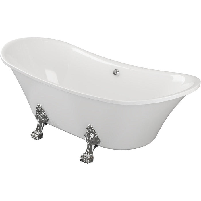 Bliss BLIS102817 Xante Freestanding 1760 x 710 x 775mm 0TH Bath w/Feet - Unbeatable Bathrooms