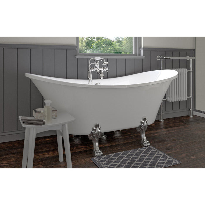 Bliss BLIS102817 Xante Freestanding 1760 x 710 x 775mm 0TH Bath w/Feet - Unbeatable Bathrooms