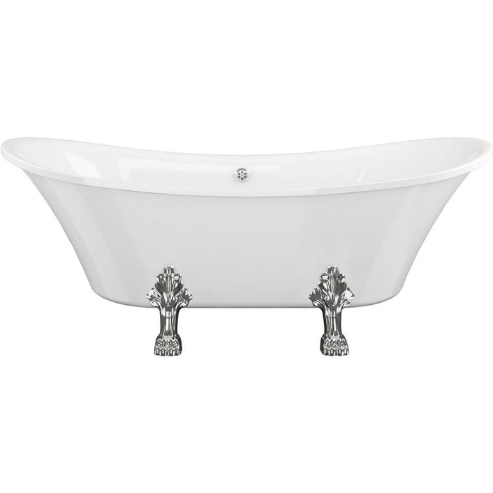 Bliss BLIS102817 Xante Freestanding 1760 x 710 x 775mm 0TH Bath w/Feet - Unbeatable Bathrooms