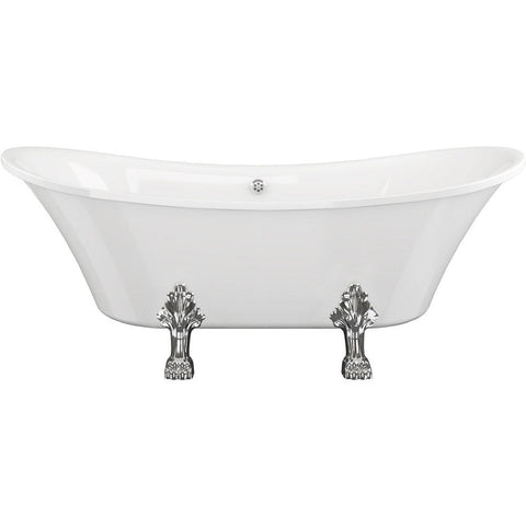 Bliss BLIS102817 Xante Freestanding 1760 x 710 x 775mm 0TH Bath w/Feet - Unbeatable Bathrooms