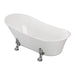 Bliss BLIS102818 Moselle Freestanding 1620 x 700 x 770mm 0TH Bath w/Feet - Unbeatable Bathrooms